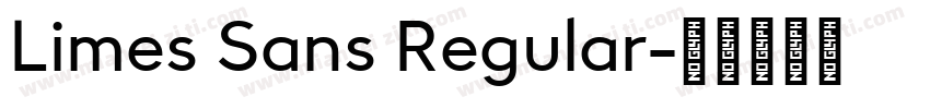 Limes Sans Regular字体转换
